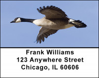 Canadian Geese in Motion Address Labels | LBBAI-22