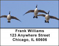 Hunting Canadian Geese Address Labels | LBBAI-23