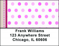 Pink Dots Galore Address Labels | LBBAI-41