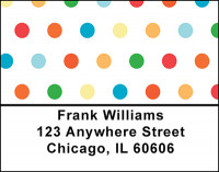 Polka Dot Carnival Address Labels | LBBAI-42