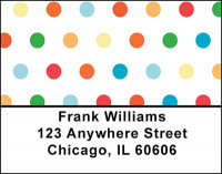 Polka Dot Carnival Address Labels | LBBAI-42