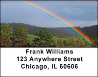 Rainbow Landscapes Address Labels | LBBAI-47
