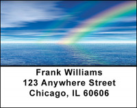 Rainbow Landscapes Address Labels | LBBAI-47