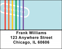Rainbow Chords Address Labels | LBBAI-49