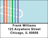 Rainbow Chords Address Labels | LBBAI-49