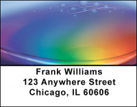 Abstract Rainbow Curves Address Labels | LBBAI-50