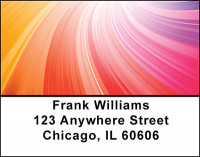 Rainbow Swirls Address Labels | LBBAI-51