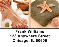 Nail Pro Collage Address Labels | LBBAI-57
