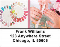 Nail Pro Collage Address Labels | LBBAI-57