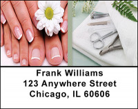 Nail Pro Collage Address Labels | LBBAI-57