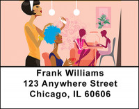 The Salon World Address Labels | LBBAI-59