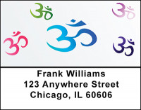 Aum Symbol Address Labels | LBBAI-70
