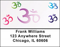 Aum Symbol Address Labels | LBBAI-70