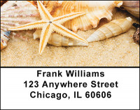 Star Fish Address Labels | LBBAI-77