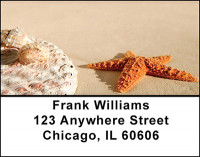 Starfish Poses Address Labels | LBBAI-78