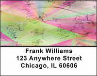 Butterfly Kisses Address Labels | LBBAI-86