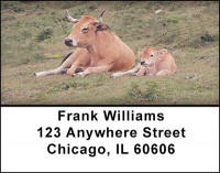 Cows and Calves Address Labels | LBBAI-90