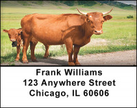 Cows and Calves Address Labels | LBBAI-90