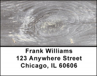 Gray Worn Wood Address Labels | LBBAI-91