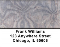 Gray Worn Wood Address Labels | LBBAI-91
