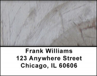 Gray Worn Wood Address Labels | LBBAI-91