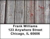 Weathered Barn Wood Address Labels | LBBAI-92