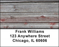Weathered Barn Wood Address Labels | LBBAI-92