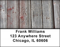 Weathered Barn Wood Address Labels | LBBAI-92
