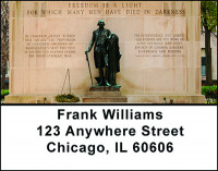 Honor George Washington Address Labels | LBBAI-98