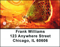 Butterfly Abstract Address Labels | LBBAJ-05