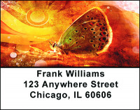 Butterfly Abstract Address Labels | LBBAJ-05