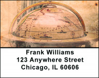 Global Map Address Labels | LBBAJ-06