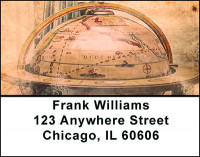 Global Map Address Labels | LBBAJ-06