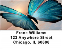 The Blue Butterfly Address Labels | LBBAJ-18