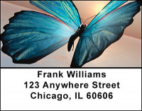 The Blue Butterfly Address Labels | LBBAJ-18