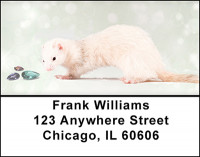 Ferrets with Bling Address Labels | LBBAJ-20