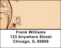 Organic Butterfly Address Labels | LBBAJ-25