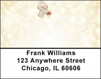 Awareness Ribbon Brilliance Address Labels | LBBAJ-30