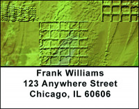 Camo Abstract Address Labels | LBBAJ-31