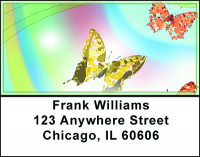 Rainbows and Butterflies Address Labels | LBBAJ-33