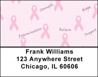 Pink Ribbon Inspiration Address Labels | LBBAJ-40