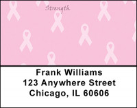 Pink Ribbon Inspiration Address Labels | LBBAJ-40