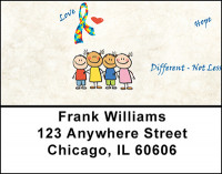 Autism Awareness Address Labels | LBBAJ-42