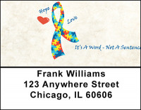 Autism Awareness Address Labels | LBBAJ-42