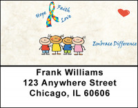 Autism Awareness Address Labels | LBBAJ-42