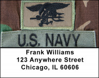 Nacy Seals in Action Address Labels | LBBAK-05