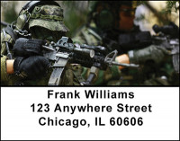Nacy Seals in Action Address Labels | LBBAK-05