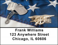 Nacy Seals in Action Address Labels | LBBAK-05