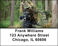 Nacy Seals in Action Address Labels | LBBAK-05