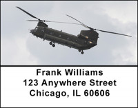 Verticle Airlift Address Labels | LBBAK-06